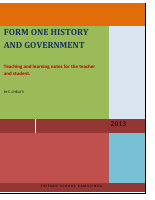 FORM 1 HISTORY NOTES 1.pdf - Dirzon